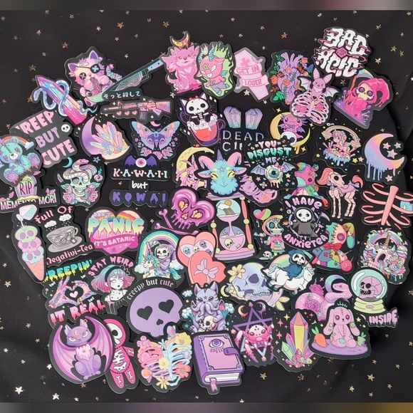 Accessories - Whimsigoth/ Witchy/ Dark Humor Sticker Pack